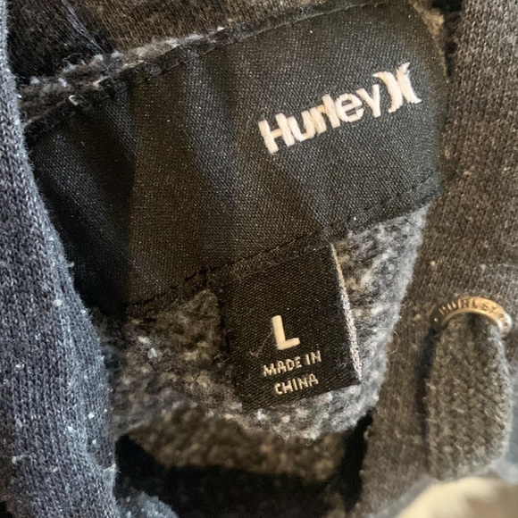 π Hurley Dark Grey Lightweight Spring/Summer Sweater - Unisex, Menβs Size LG π - Picture 10 of 14